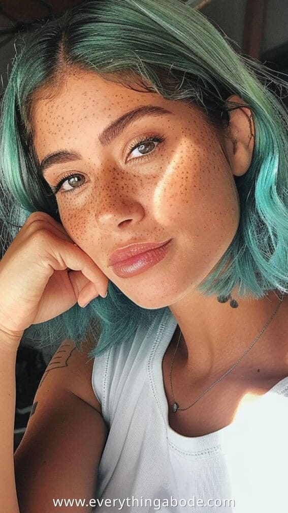 blue hairstyle ideas for women 