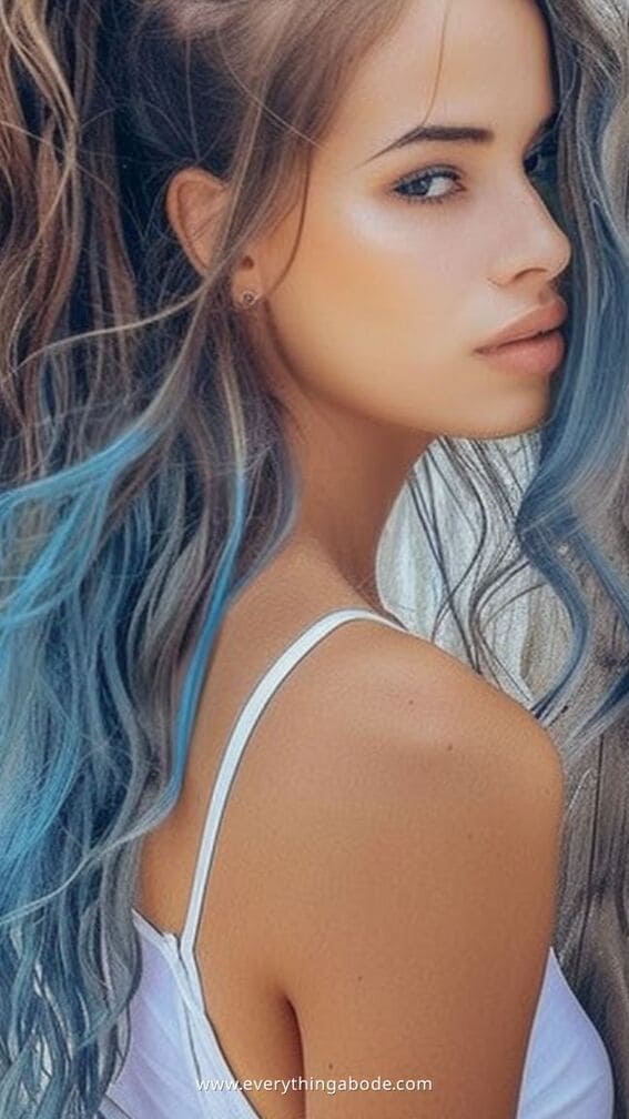 blue hairstyle ideas for women 