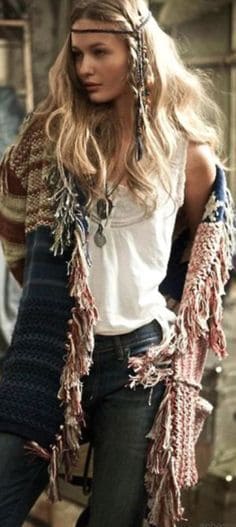 Nonchalant Bohemian all-season outfits