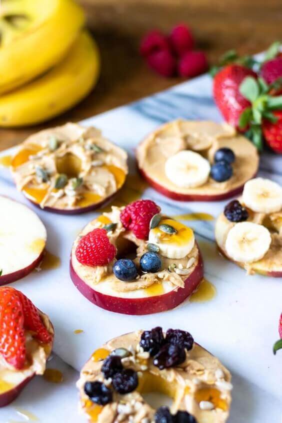 Mini Apple Pizzas via @everythingabode