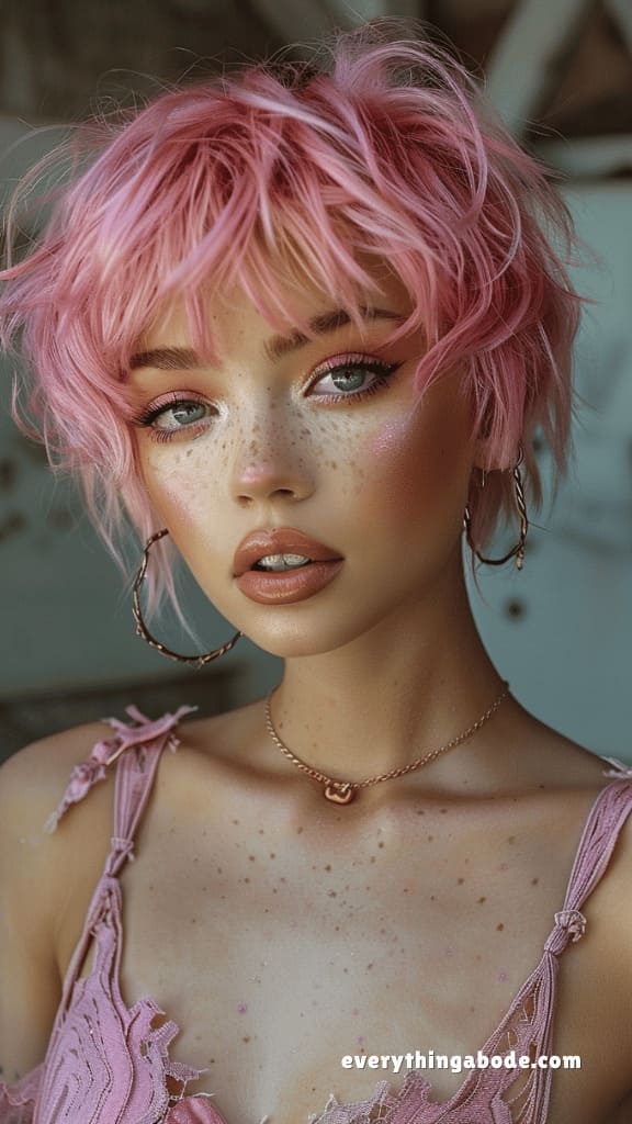 Gorgeous Pink Hairstyle Ideas