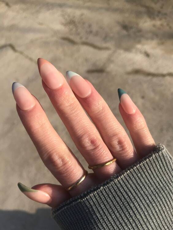 Green Spring French Tips