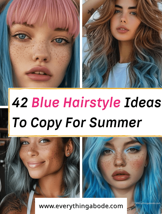 blue hairstyle ideas