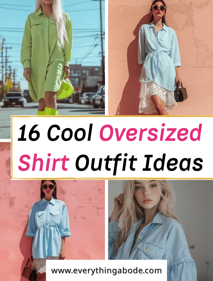 oversized shirt outfit ideas