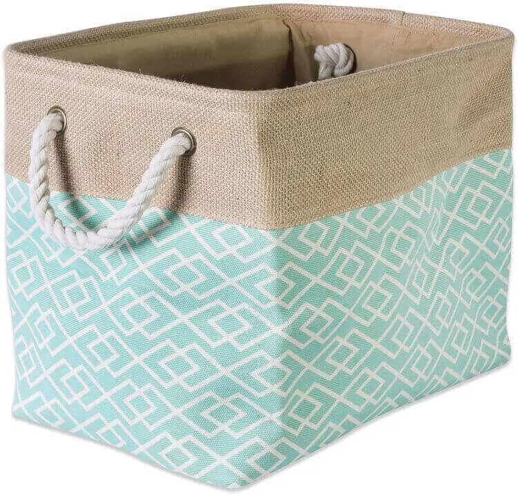 miscellaneous item basket to organize the laundry room