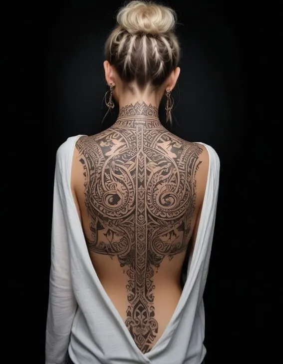 back tattoo ideas for women 