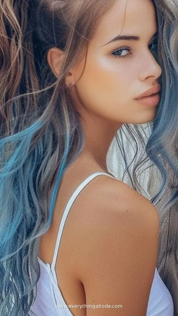 blue hairstyle ideas for women 