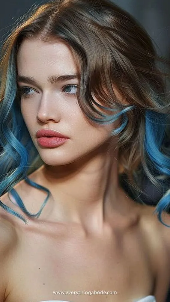 blue hairstyle ideas for women 