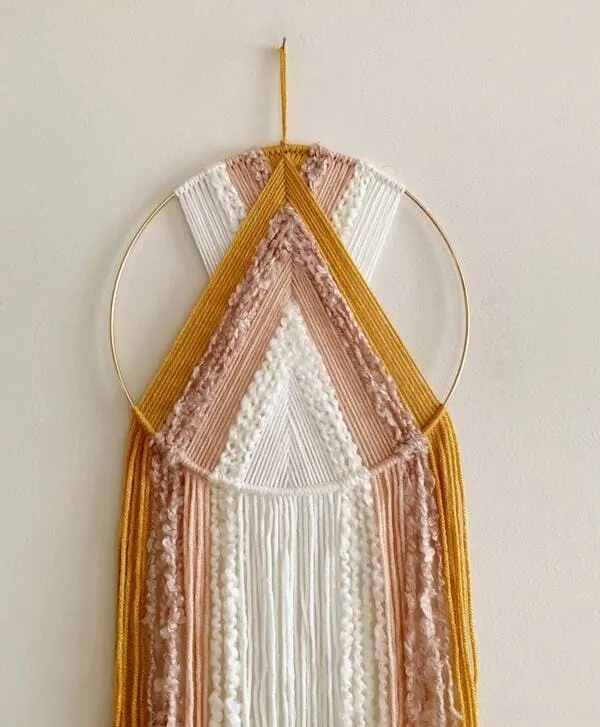 Bohemian wall tassel
