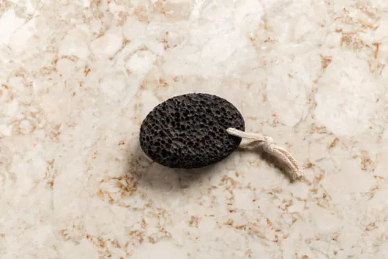 Pumice Stone for fabric as a fast clothing hack