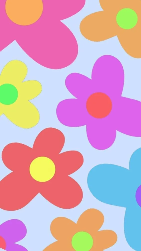 flower power indie aesthetic wallpaper