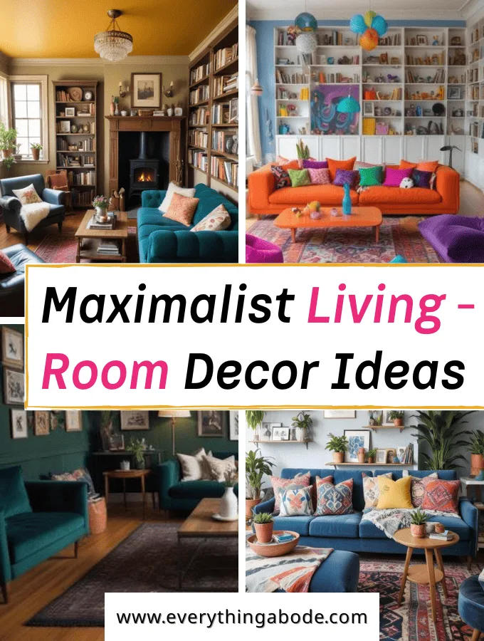 Maximalist living room